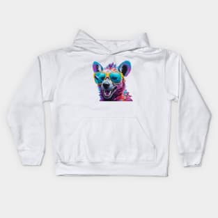 Pop-Art Hyena Kids Hoodie